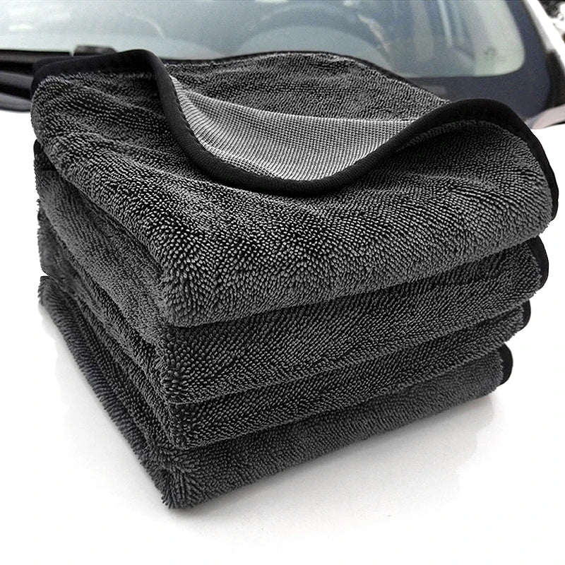 SEAMETAL High-end Car Wash Microfiber Twisted Towel Super Absorbent