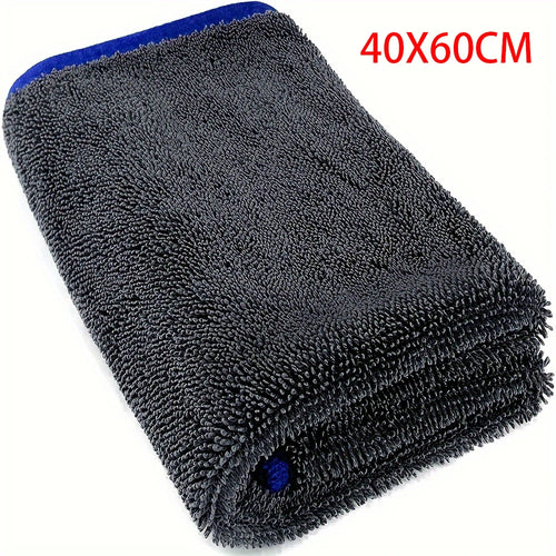 SEAMETAL High-end Car Wash Microfiber Twisted Towel Super Absorbent